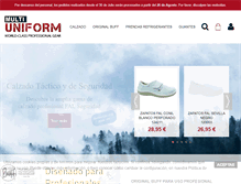 Tablet Screenshot of multi-uniform.com
